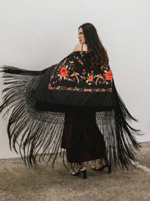 manton-negro-rojo-pajaros