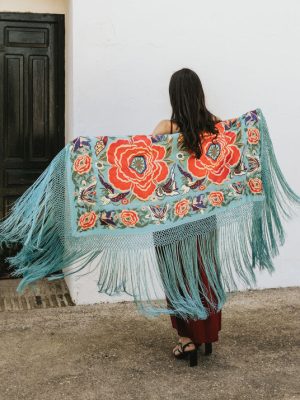 MANTON-AZUL-TURQUESA-CORAL