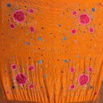 manton antiguo naranja