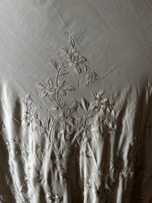 mantón manila marfil