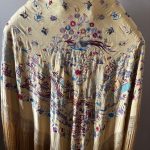mantón chino antiguo seda