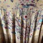 mantón chino antiguo seda